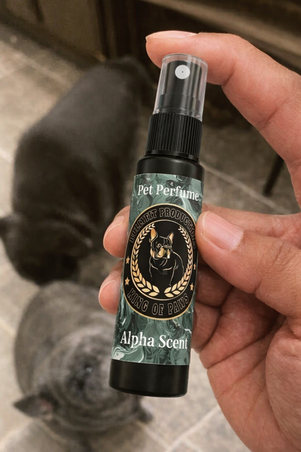BullyFIT x King Of Paws Alpha Scent Pet Cologne 1 oz | Deodorizer| Dog Grooming| Dog Shampoo Alternative| Custom| Holistic