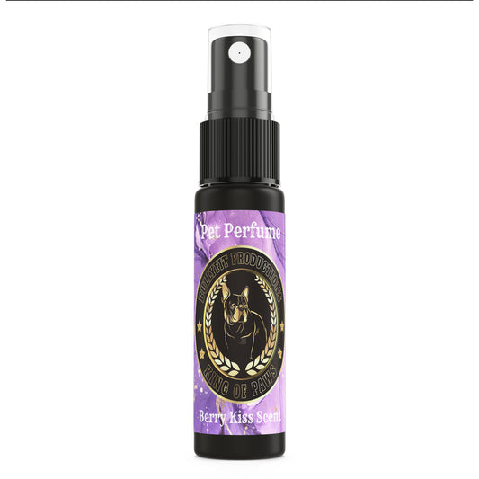 BullyFIT x King Of Paws Berry Kiss Scent Pet Perfume 1 oz | Deodorizer | Dog Grooming | Dog Shampoo Alternative| Custom