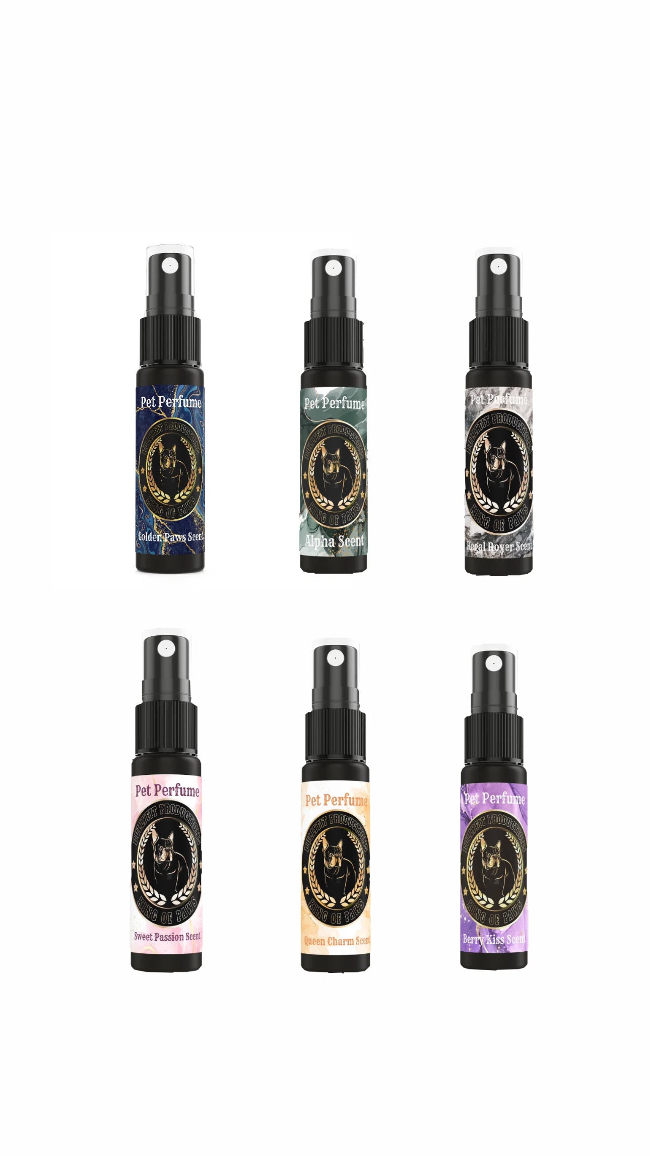 BullyFIT x King Of Paws Fragrance Pet Pack | Deodorizer | Dog Grooming | Dog Shampoo Alternative| Custom