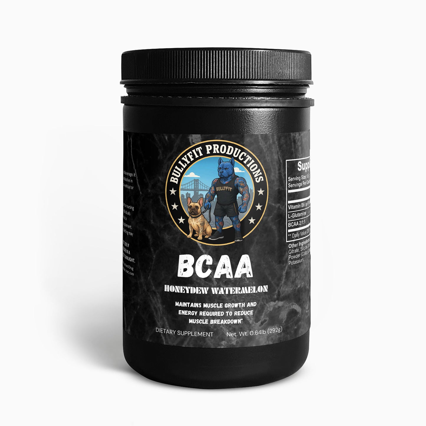 BullyFIT Finish Strong BCAA HoneyDew Watermelon Flavor | Muscle Repair | Enhance Performance | Increase Strength|