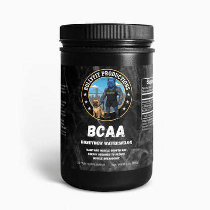 BullyFIT Finish Strong BCAA HoneyDew Watermelon Flavor | Muscle Repair | Enhance Performance | Increase Strength|
