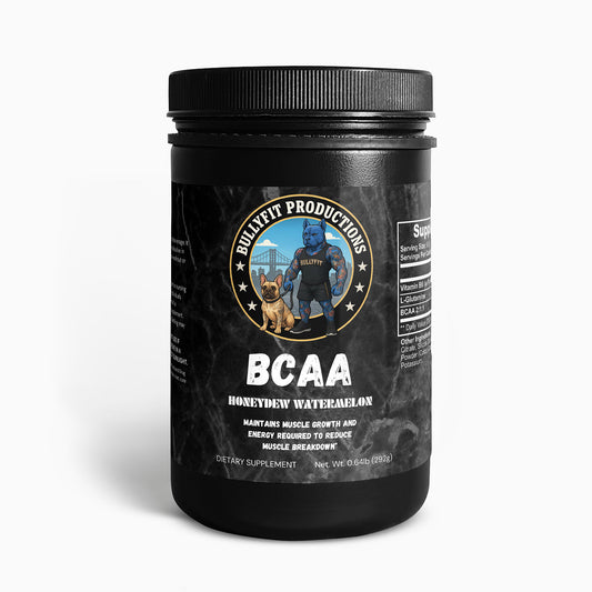 BullyFIT Finish Strong BCAA HoneyDew Watermelon Flavor | Muscle Repair | Enhance Performance | Increase Strength|