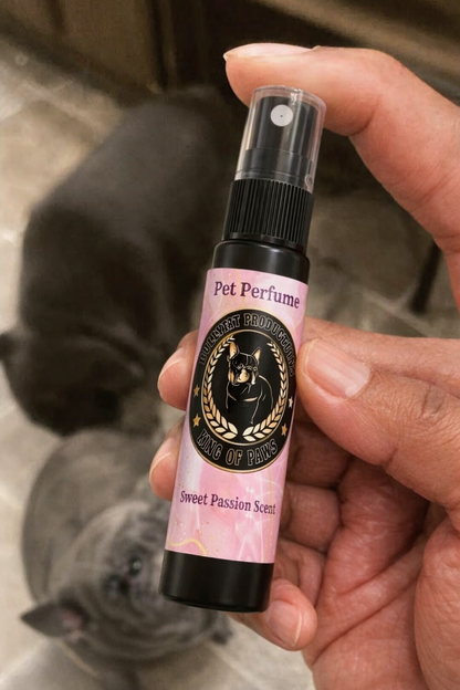 BullyFIT x King Of Paws Sweet Passion Pet Perfume 1oz | Organic Dog Perfume | Best Dog Shampoo & Grooming Supplies | Deodorizer |Cruelty Free| Wholistic
