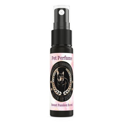BullyFIT x King Of Paws Sweet Passion Pet Perfume 1oz | Organic Dog Perfume | Best Dog Shampoo & Grooming Supplies | Deodorizer |Cruelty Free| Wholistic