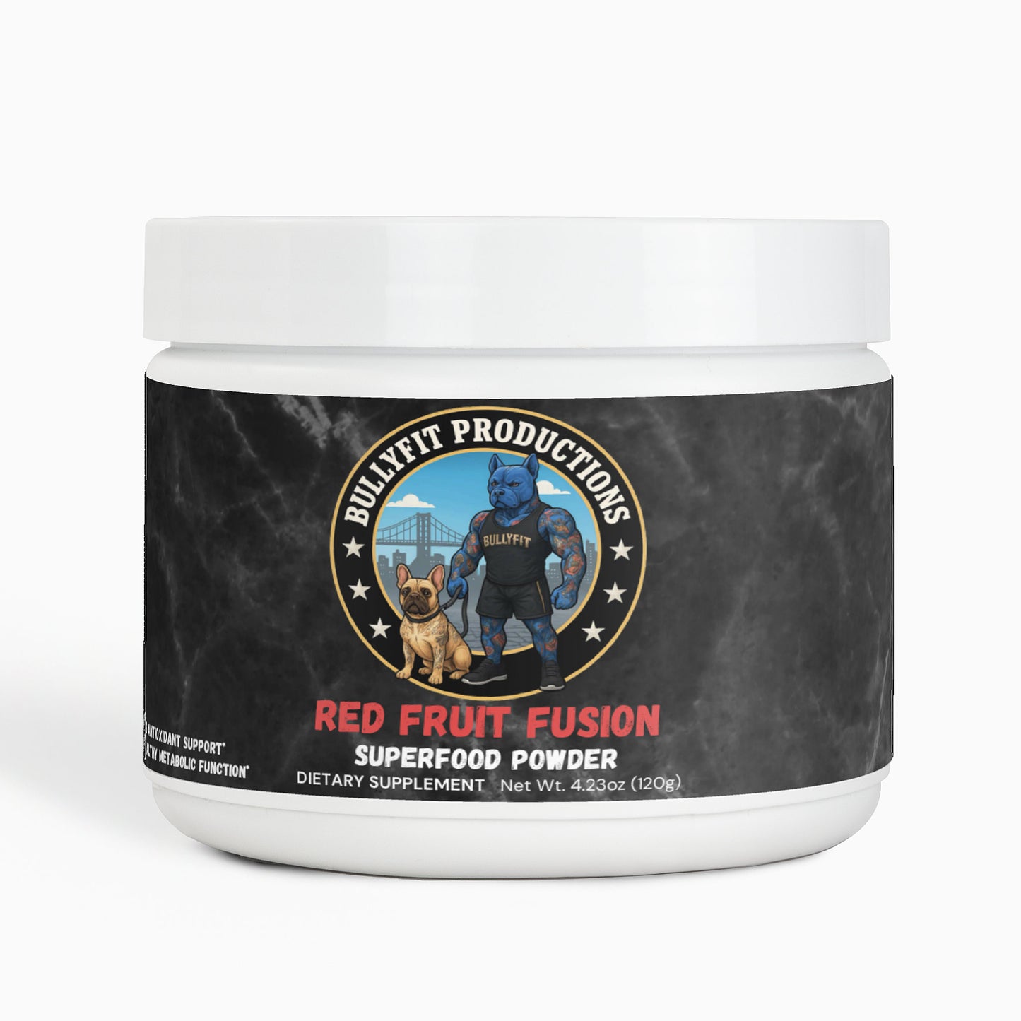 BullyFIT Red Fruit Fusion (SuperFoods Powder) – Multivitamin Blend for Optimal Health (120g) | 3rd party tested