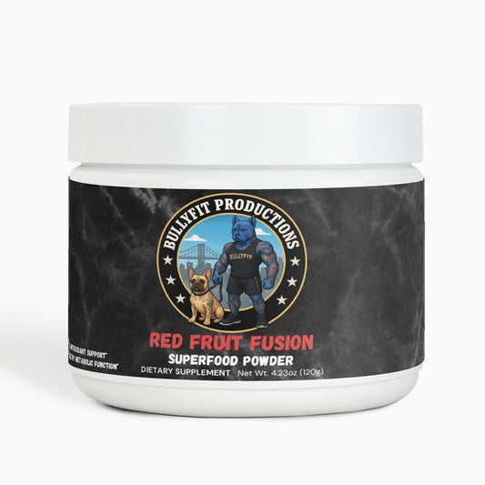 BullyFIT Red Fruit Fusion (SuperFoods Powder) – Multivitamin Blend for Optimal Health (120g) | 3rd party tested