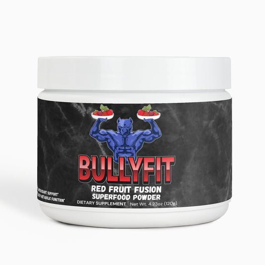 BullyFIT Red Fruit Fusion (SuperFoods Powder) – Multivitamin Blend for Optimal Health (120g)