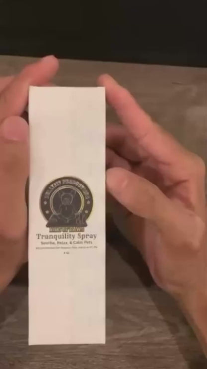 BullyFIT x King Of Paws Tranquility Pet Spray | Deodorizing | Cruelty Free | Handcrafted | Vet Approved | Vegan Friendly| Organic | Calming | Stress Relief| Custom