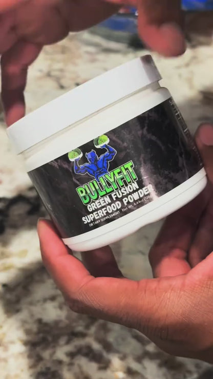 BullyFIT Green Fusion Superfood Powder – Cleansing Powder| Nutrient-Dense Powder for Optimal Health (120g) | 3rd party tested