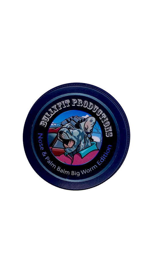 BullyFIT Soothing Nose & Paw Balm Big Worm Edition 2oz (Oil Based)