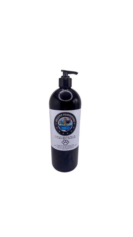 BullyFIT All Natural Sensitive Skin 2 in 1 Shampoo and Conditioner 32oz